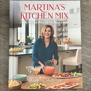 's Kitchen Mix Cookbook - White and Blue